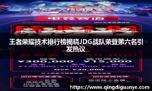 王者荣耀技术排行榜揭晓JDG战队荣登第六名引发热议