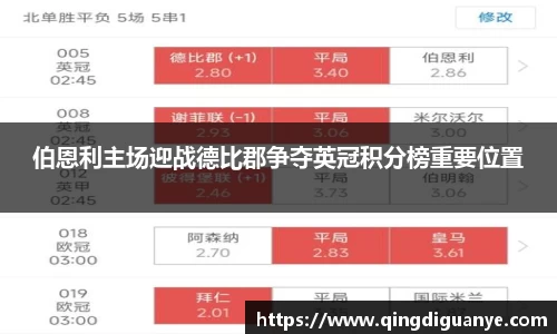 伯恩利主场迎战德比郡争夺英冠积分榜重要位置